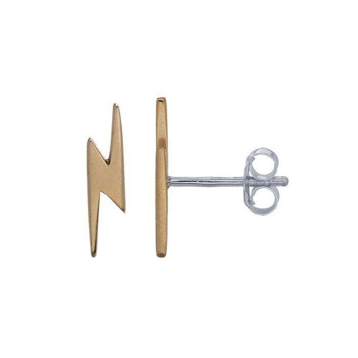 أقراط دبابيس برق برونزية