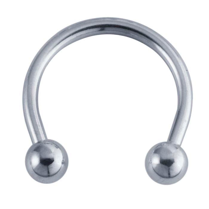 スターリングシルバー蹄鉄キーリング