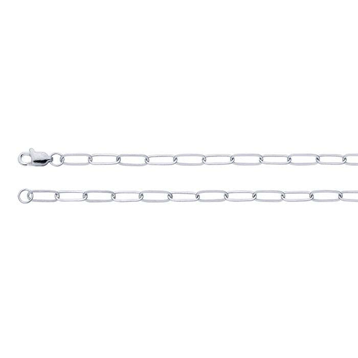 Sterling Silver Flat Cable Chain