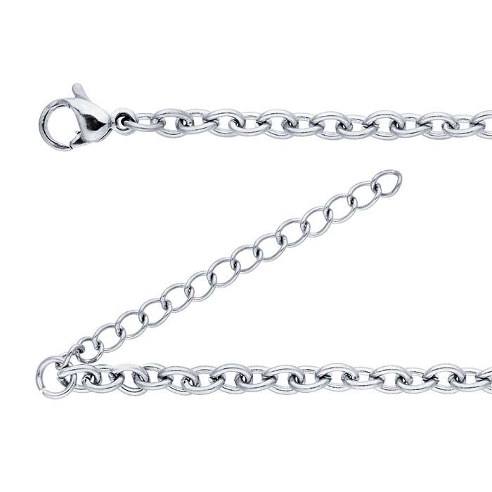 Stainless Steel 3mm Cable Chain