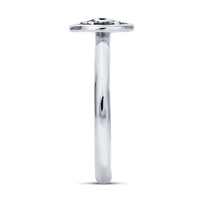 Sterling Silver Skull & Crossbones Ring