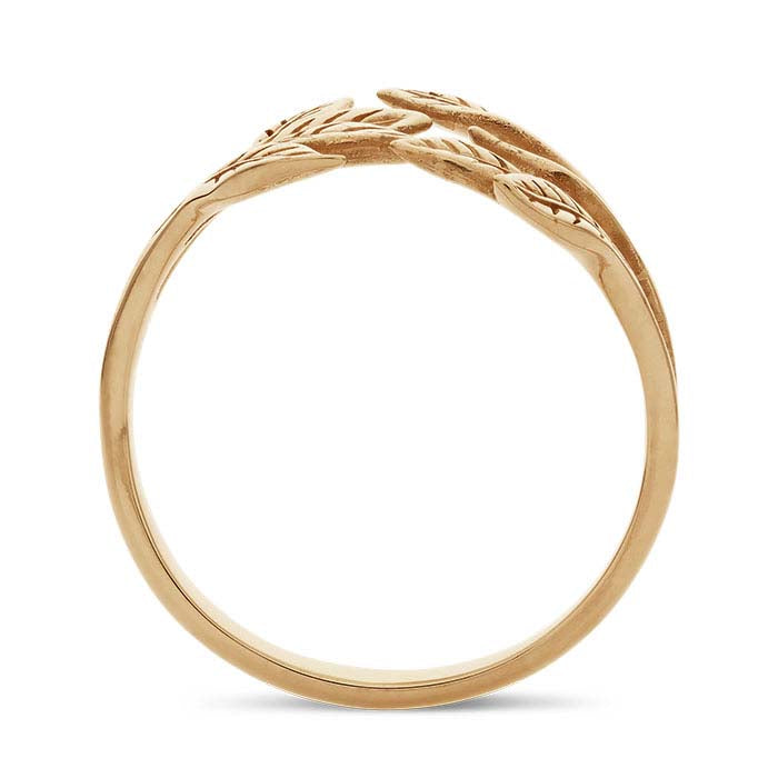 خاتم عنقود أوراق البرونز، قابل للتعديل