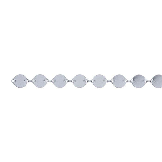 Sterling Silver Circle Link Chain