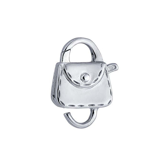 Chiusura per borsa in argento sterling 14,5 x 10 mm
