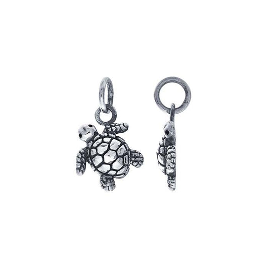 Sterling Silver Baby Sea Turtle Charm