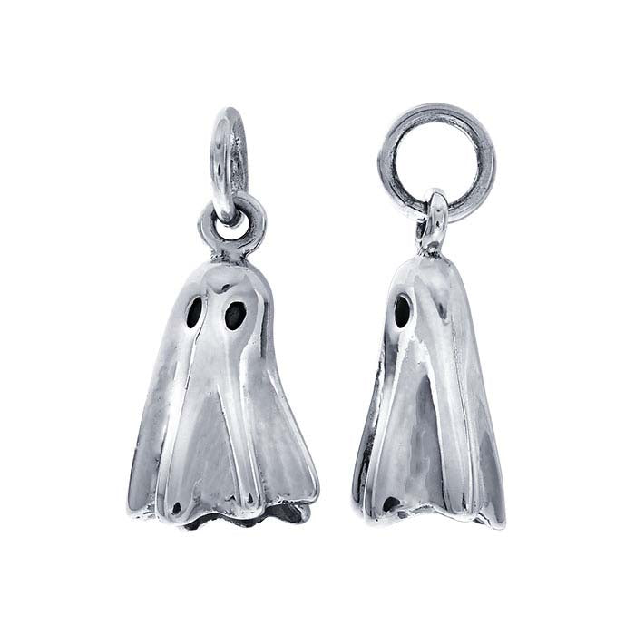 Sterling Silver Ghost Charm