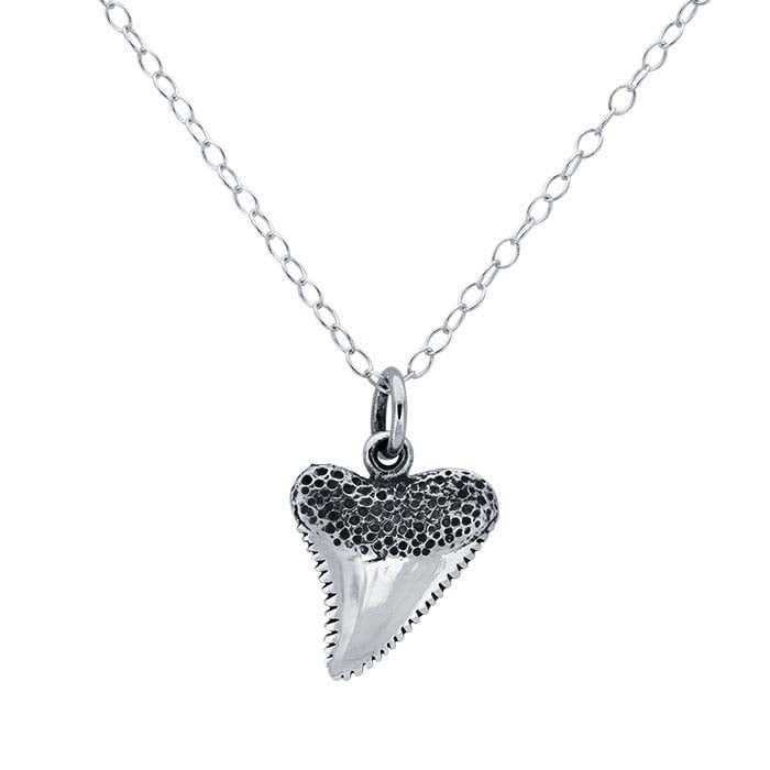 Sterling Silver Shark Tooth Necklace