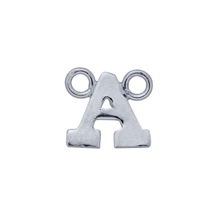 Sterling Silver Alphabet Festoon Charm