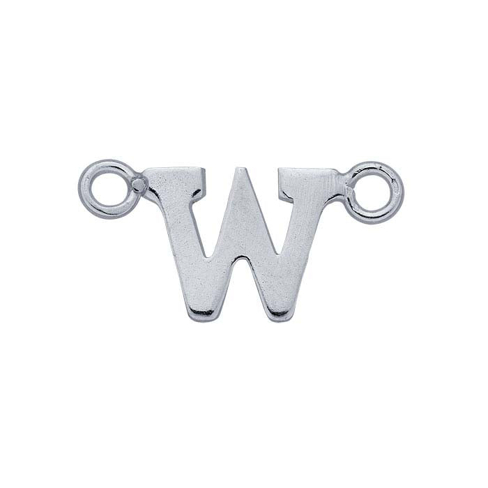 Sterling Silver Alphabet Festoon Charm