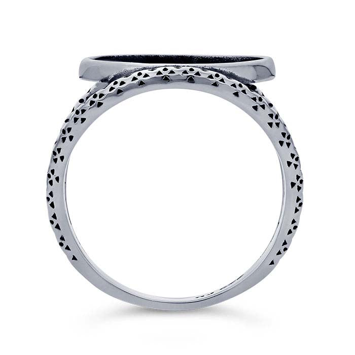 Sterling Silver Split-Shank 14 x 10mm Oval Ring Mounting