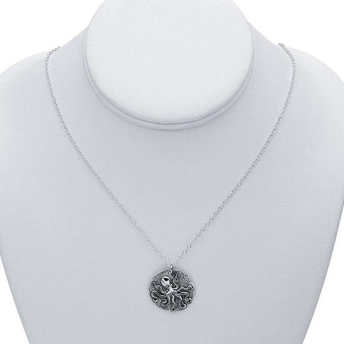 Sterling Silver Octopus Necklace