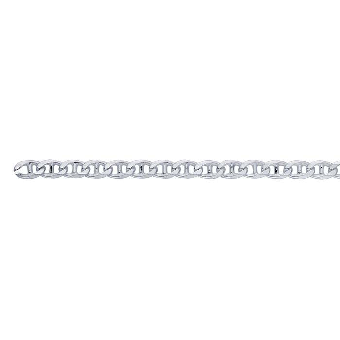Sterling Silver Diamond-Cut Anchor Chain