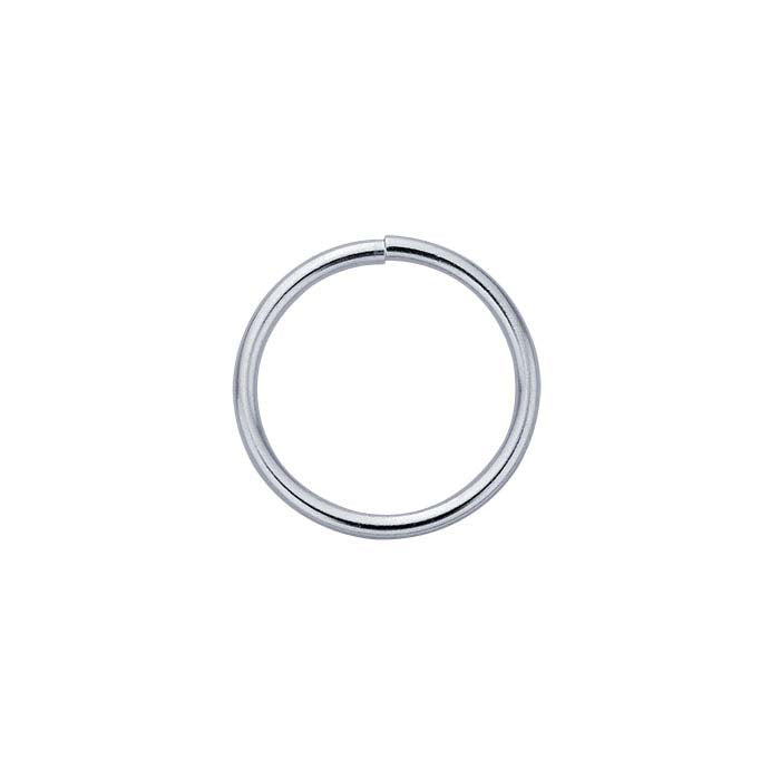 Sterling Silver ID Round Jump Ring