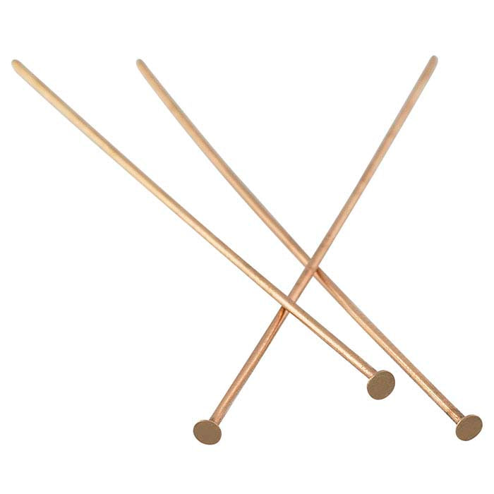 Bronze 50,8 mm Flachkopf Stift, 1/2-Hart