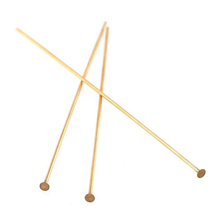 Bronze Flat Head Pin, 0.57mm, 1/2-Hard