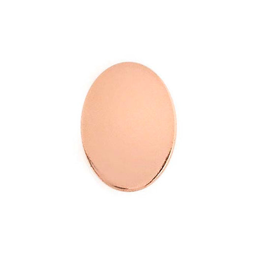 Copper Oval Stampings, 1/2-Hard