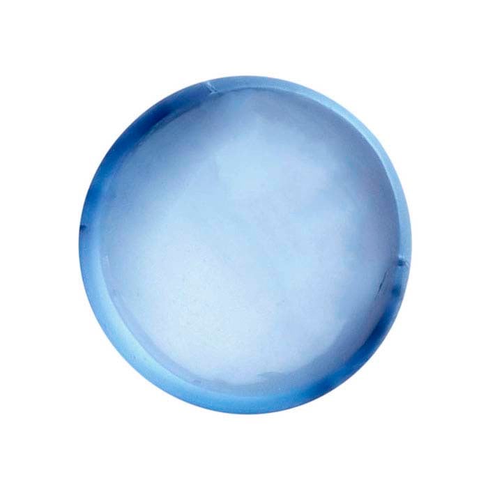 Swiss-Blue Topaz Round Cabochon