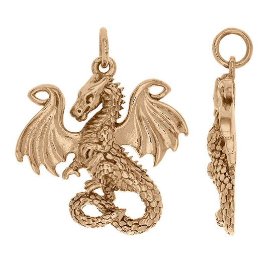 Bronze Fairy Tale Dragon Pendant