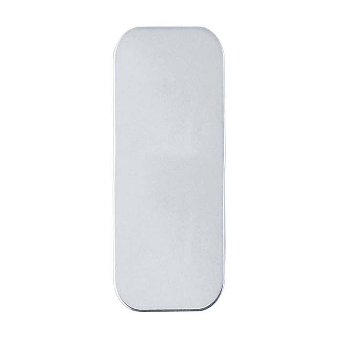 Sterling Silver Rounded Rectangle Stampings, Soft