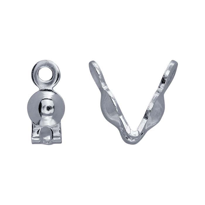 Sterling Silver Double-Cup Bead Tip