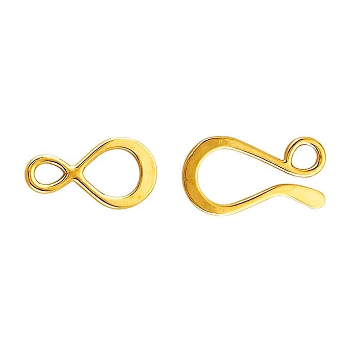 Flattened Hook & Eye Clasp