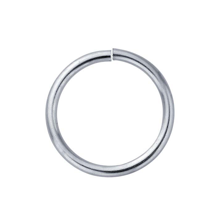 Sterling Silver ID Round Jump Ring