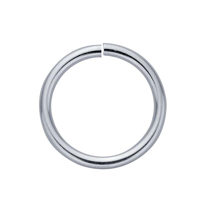 Sterling Silver ID Round Jump Ring