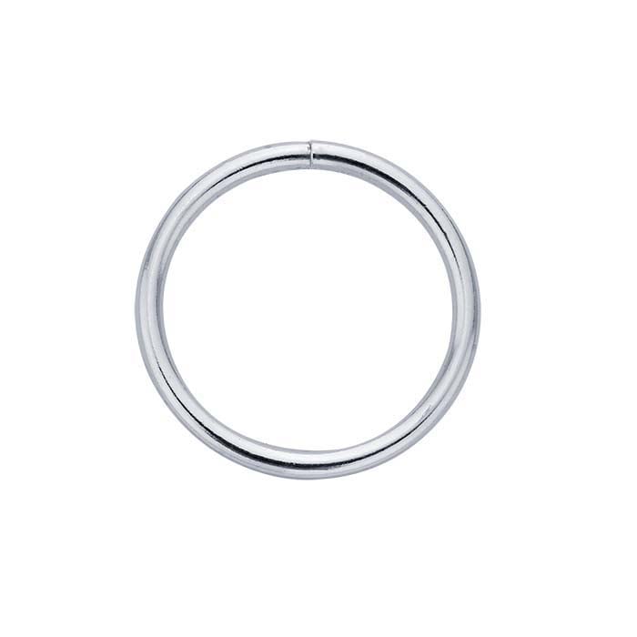 Sterling Silver ID Round Jump Ring