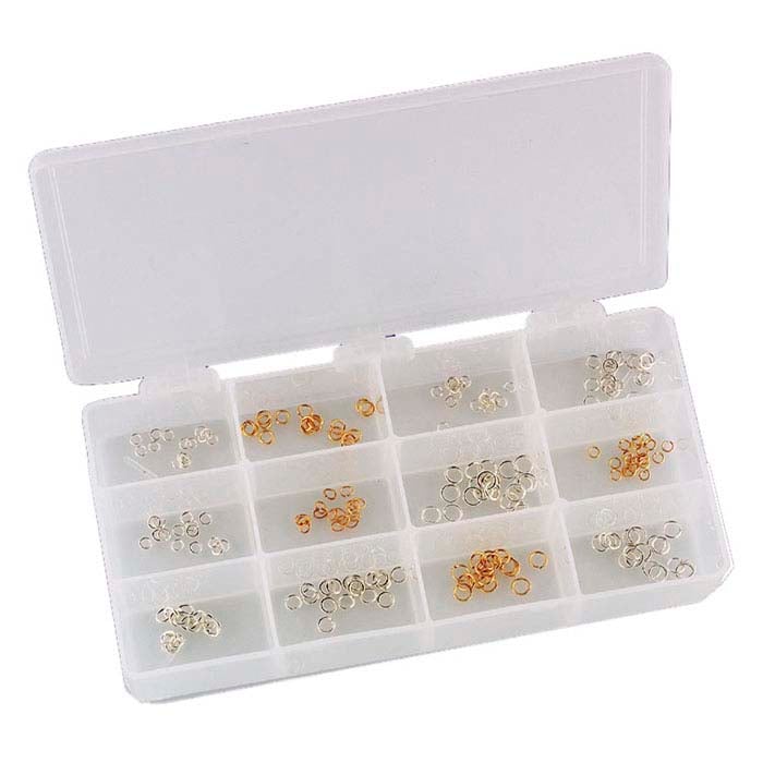 Sterling Silver and Yellow Gold-Filled Jump Ring Kit