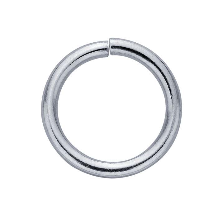 Sterling Silver ID Round Jump Ring