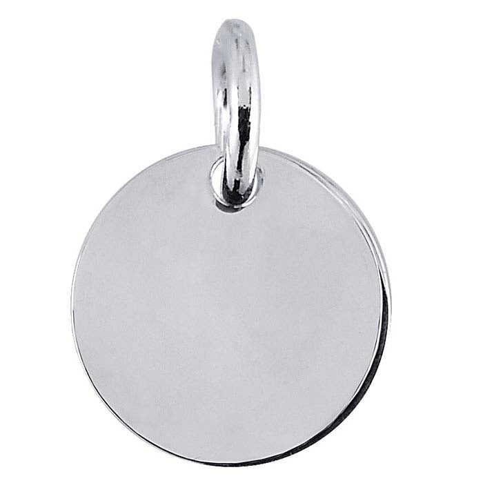 Sterling Silver Round Pendant