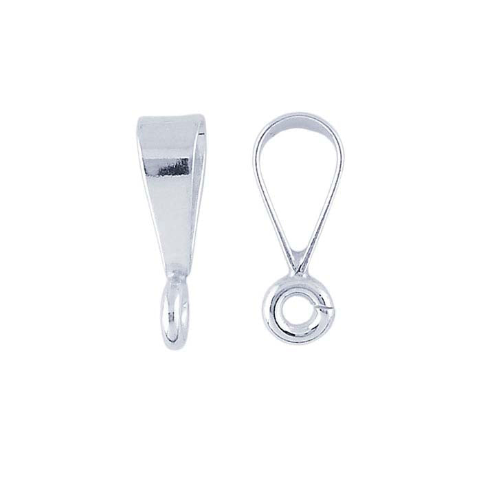 Sterling Silver Pendant Bails with Ring