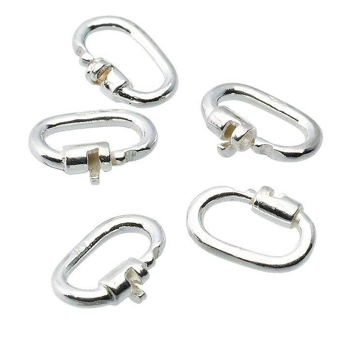 Sterling Silver 4.6 x Link Lock Jump Ring