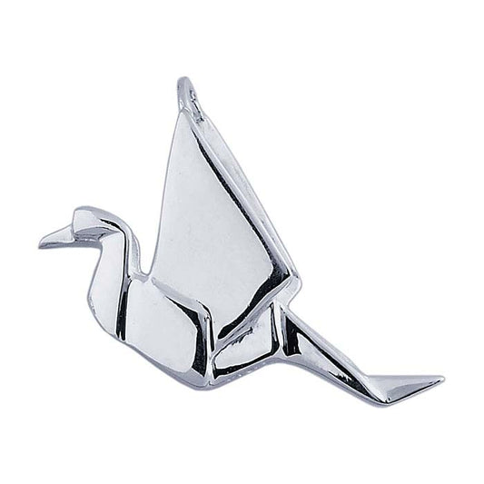 Sterling Silver Origami Crane Charm