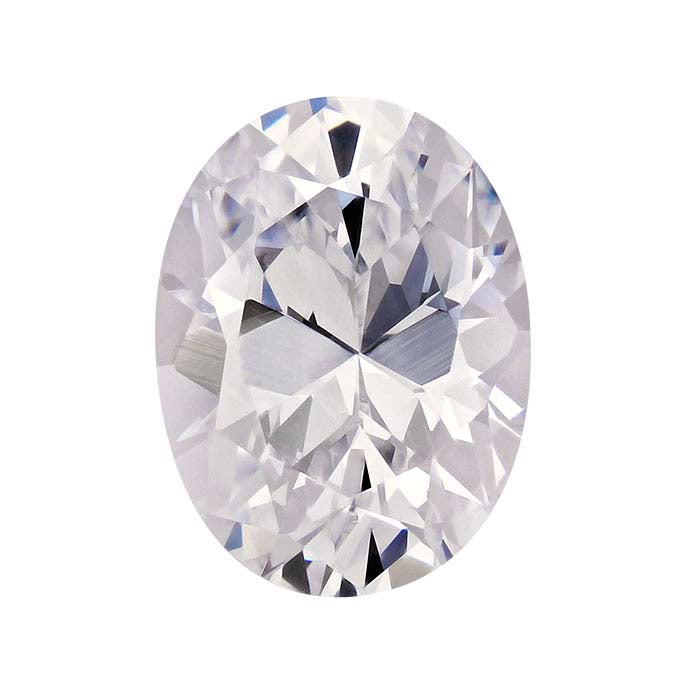 CZ Oval Faceted Gemstone