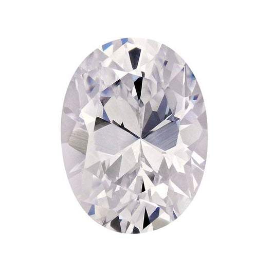 CZ Oval Faceted Gemstone