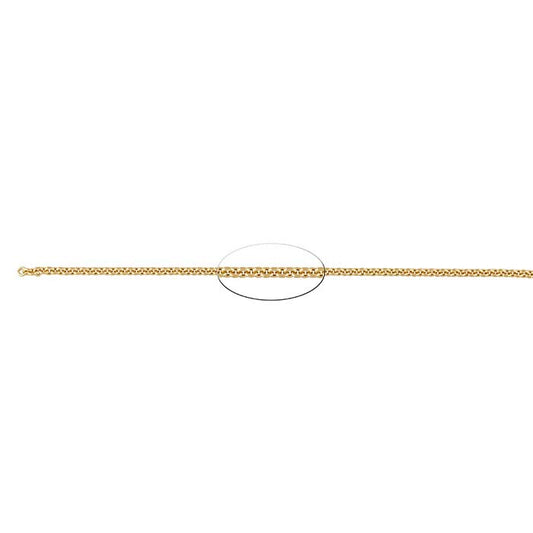 14/20 Yellow Gold-Filled Round Cable Chain, By the Foot