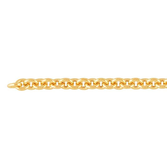 14/20 Yellow Gold-Filled Oval Cable Chain, By the Foot