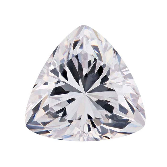 CZ Trillion Faceted Gemstone