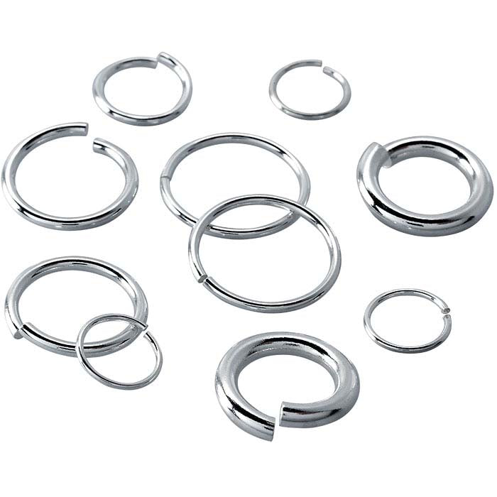Sterling Silver ID Round Jump Ring