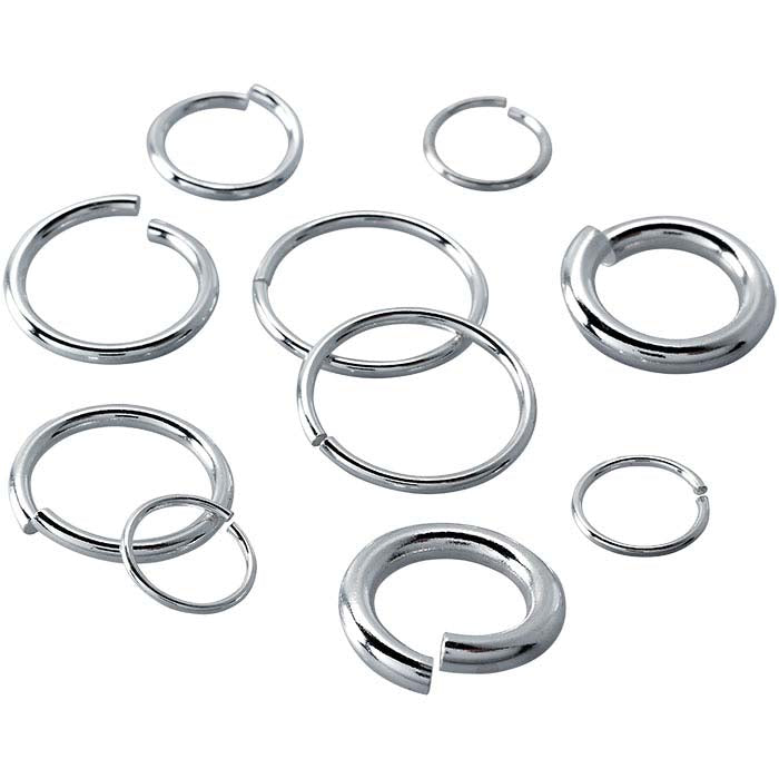 Sterling Silver ID Round Jump Ring