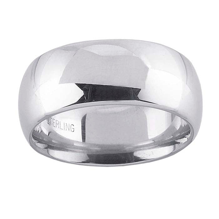 Nordt Sterling Silver Comfort Fit Wedding Band