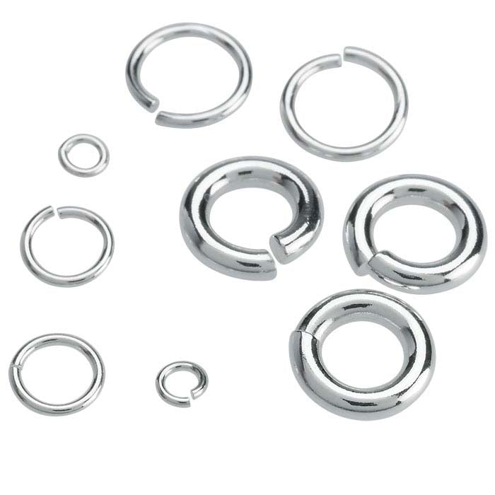 Sterling Silver ID Round Jump Ring