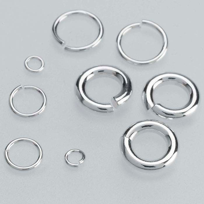 Sterling Silver ID Round Jump Ring