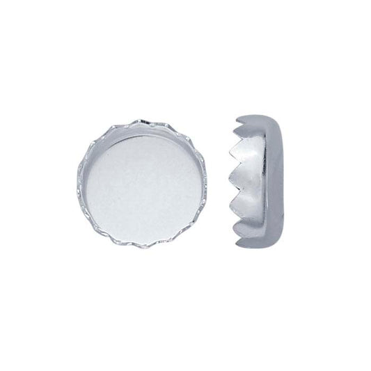 Round Serrated Bezel Cup Setting