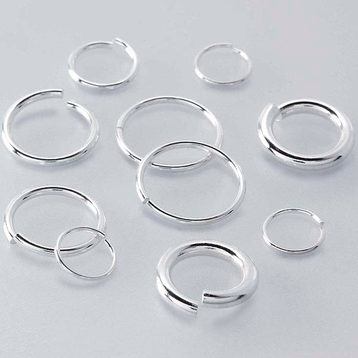 Sterling Silver ID Round Jump Ring