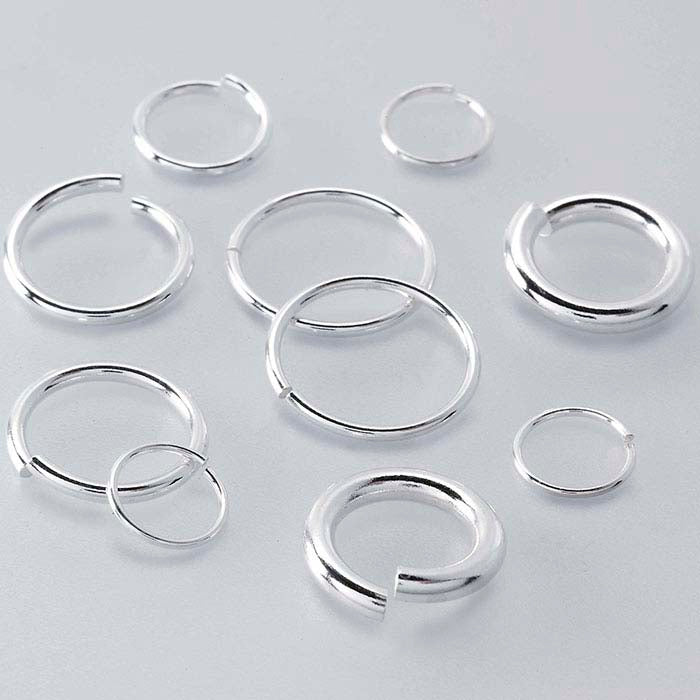 Sterling Silver ID Round Jump Ring