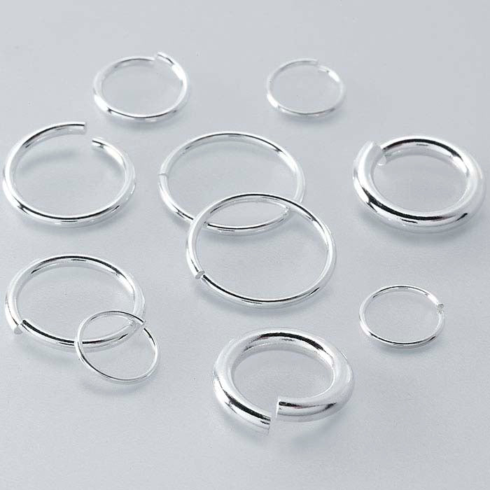 Sterling Silver ID Round Jump Ring