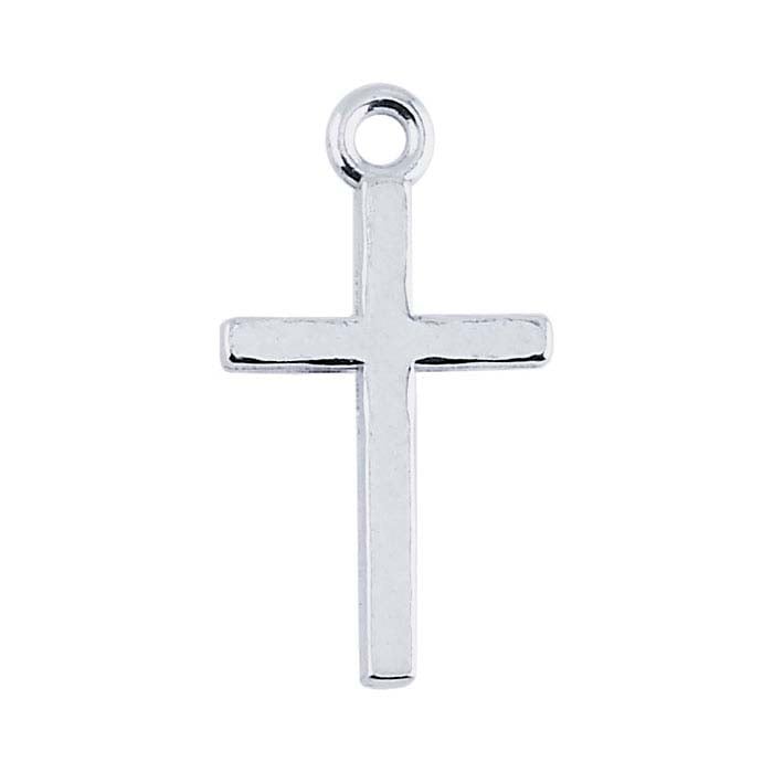 Sterling Silver Small Cross Pendant Charm