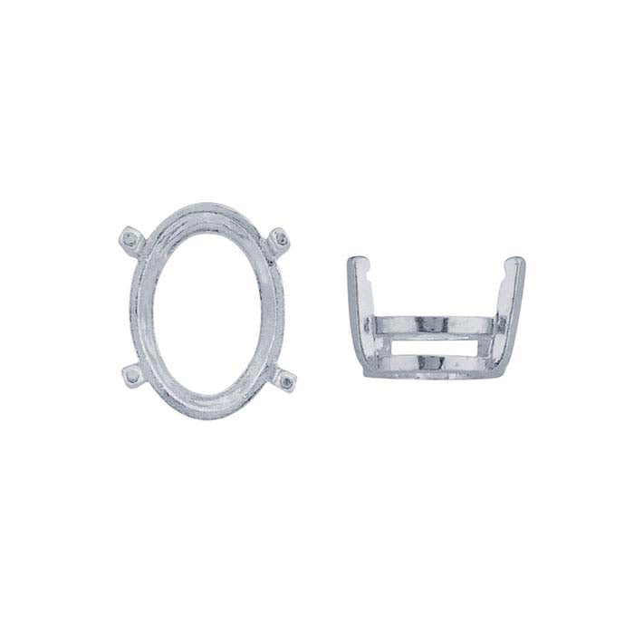 Oval Pre-Notched Legendary™ 4-Prong Setting